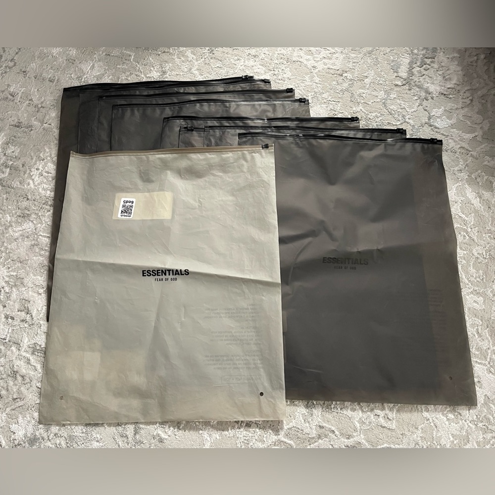 Essentials (fear of God) plastic packaging bags
